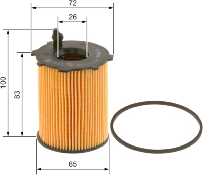 Olejový filtr BOSCH 1 457 429 238