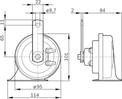 houkačka BOSCH 0 986 AH0 502