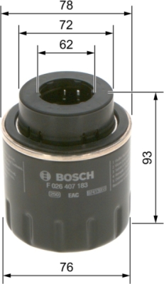 Olejový filtr BOSCH F 026 407 183