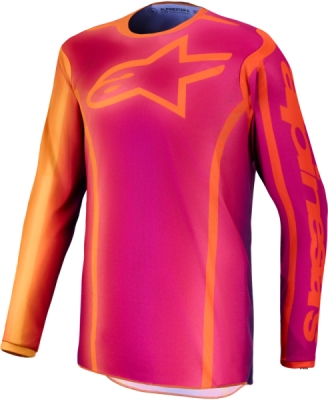 dres FLUID KEPLER, ALPINESTARS (tmavě fialová/oranžová, vel. M)