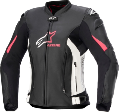 bunda STELLA GP PLUS 4, ALPINESTARS (černá/bílá/růžová, vel. 40)