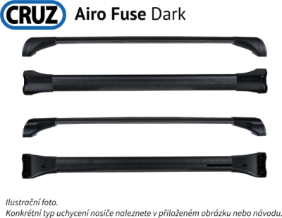 Střešní nosič BYD Seal 6 24-, CRUZ Airo Fuse Dark