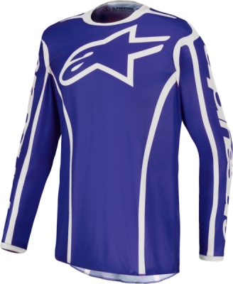 dres FLUID APEX V2, ALPINESTARS (tmavě modrá/bílá, vel. 2XL)
