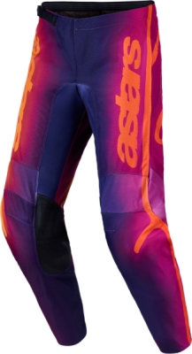 kalhoty FLUID KEPLER, ALPINESTARS (tmavě fialová/oranžová, vel. 36)
