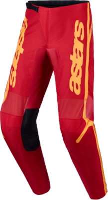 kalhoty FLUID APEX V2, ALPINESTARS (červená/zlatá, vel. 32)