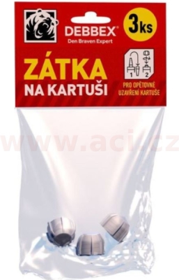 Zátka na kartuši (šroubovací vršek) DEBBEX