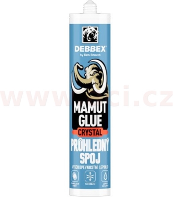 MAMUT GLUE CRYSTAL - transparentní, kartuše 290 ml, DEBBEX