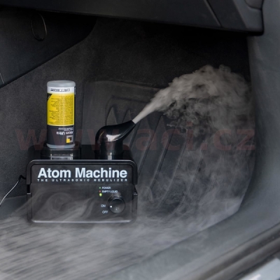 ultrazvukový odpařovač pro ošetření interiéru a klimatizace Atom Machine (bez náplní)
