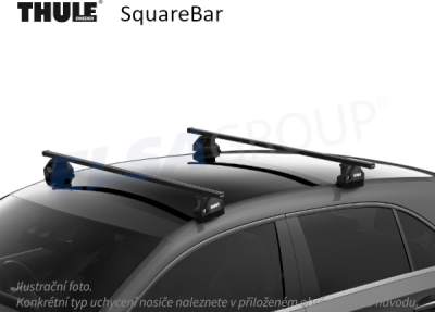 Střešní nosič Ford Tourneo Courier 23- SquareBar, Thule