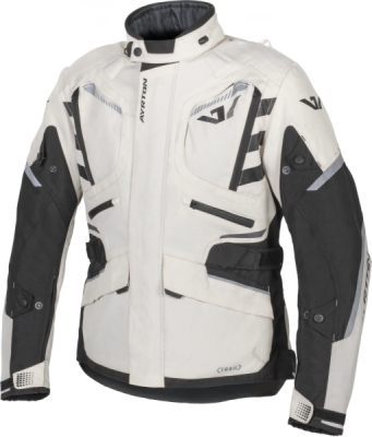 bunda Trail, AYRTON (světle šedá/černá, vel. S)
