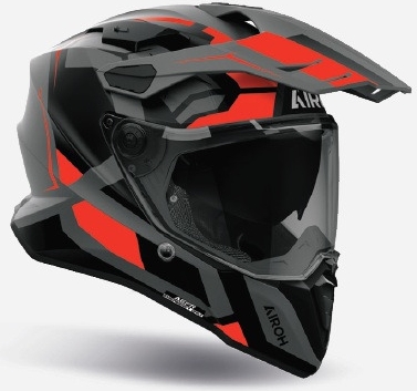 přilba COMMANDER 2 Polar, AIROH (fluo červená matná, vel. M) 2027