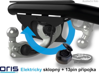 Tažné zařízení Škoda Kodiaq I 16-, vč. 13pin EP, el. sklopné
