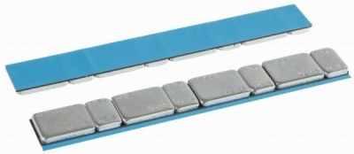 Samolepící vyvažovací tělíska SLIM zaoblená 12x5g 100 pásků, Invento TPALU-FE-ECO