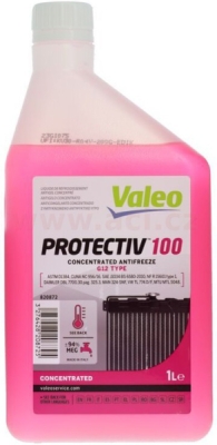 VALEO Protectiv 100 G12, 1 l (růžová) nemrznoucí kapalina pro chladiče, 100 % koncentrát, pro teploty od -35°C do +150°C