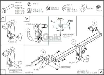 Tažné zařízení Leapmotor C10 24-, bajonet