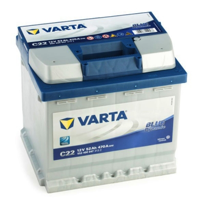 Autobatéria VARTA Blue Dynamic C22 52Ah 470A