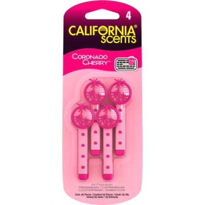 Vôňa / parfém do auta California Scents Vent Stick Coco Cherry 4 ks – E301411500