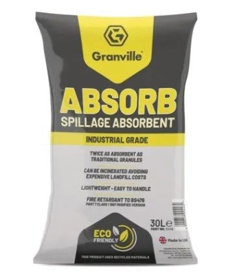DRY CLEAN OIL ABSORB GRANULES 30ltr