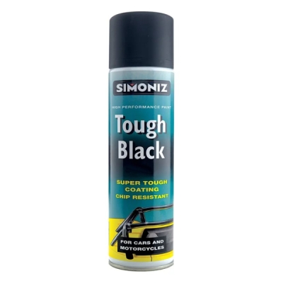 SIMONIZ TOUGH BLACK SATIN AEROSOL 500ML