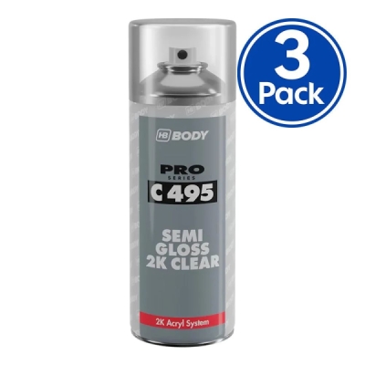 HB BODY SPRAY BODY SEMI GLOSS CLEARCOAT
