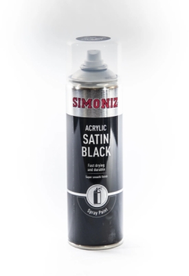 SIMONIZ SATIN MATT BLACK AEROSOL 500ML
