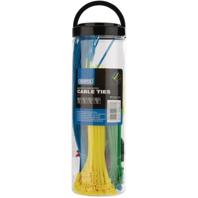 DRAPER - MULTICOLOUR CABLE TIE 650 PC