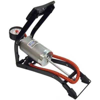 DELUXE QUALITY SINGLE CYLINDER FOOT PUMP