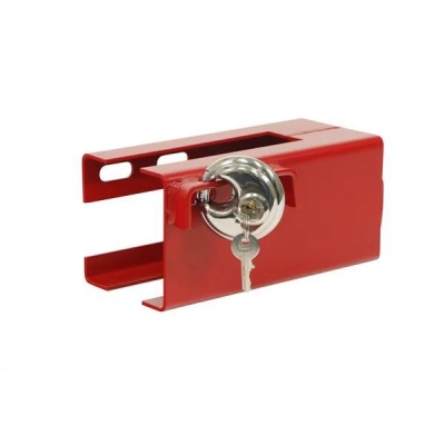 110 X 110 COUPLING LOCK RED COLOUR PLATE