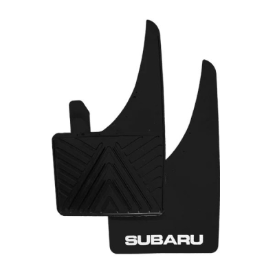 MUD FLAPS (PAIR) SUBARU (WHITE)