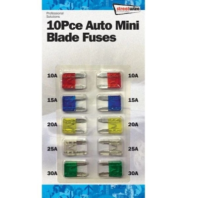 10 PCE  ZINC FUSE SET MINI