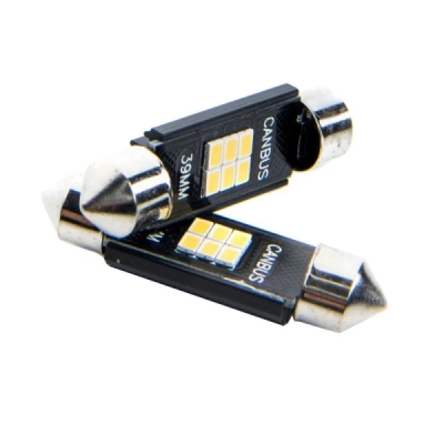 C10W 39MM 6 SMD 2016 CANBUS 6000K