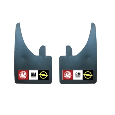 MUD FLAPS (PAIR) GM (RED/YEL/BLU/WHT)