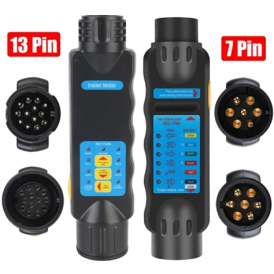 Trailer Socket and Plug Tester 7/13-pin