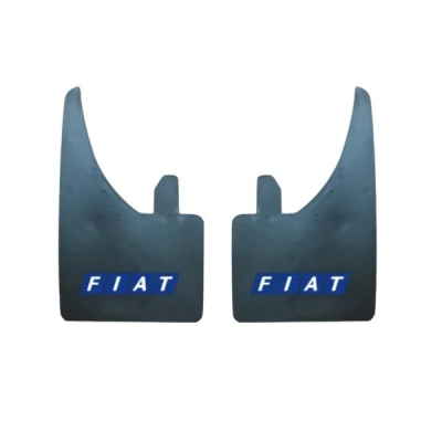 MUD FLAPS (PAIR) FIAT (BLUE/WHITE)