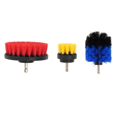 3-PIECE SCRUB BRUSH DRILL SET