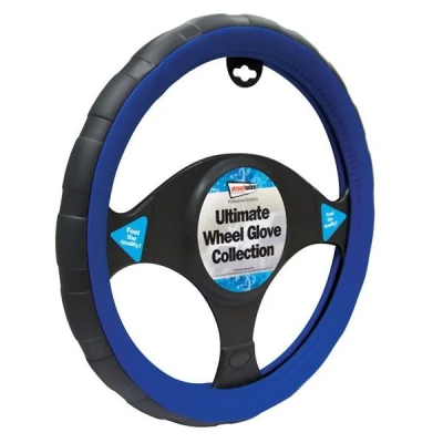 ULTIMATE STEERING WHEEL GLOVE - BLACK/BL