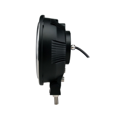 Rund LED-extraljus Krom (Driving Light) – Sidofäste, CREE 70W 9", 2GEN
