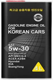 5W30 FOR KOREAN CARS 4L METAL FANFARO 4L