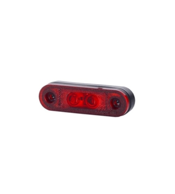 HORPOL LED-positionsljus - HOR72 LD958 röd 12/24V ECE