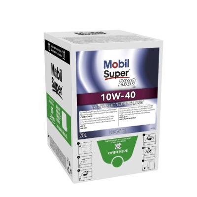 OLEJ MOBIL SUPER 2000 X1 10W40 BAG-IN-BOX 20L SL/SJ/CF ACEA A3/B3 VW 505.00, MB 229.1 20L MOBIL MOB1