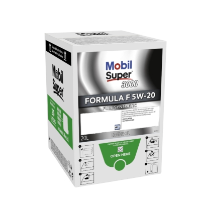 OLEJ MOBIL SUPER 3000  FORMULA F  5W20   20L BAG-IN-BOX   API: SN  ACEA A1/B1,  FORD WSS-M2C948-B 20L MOBIL  MOB1