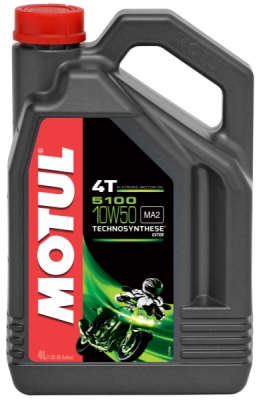 OLEJ MOTUL 5100 ESTER  10W50   4L   API:SG/SG/SM JASO:MA2  4T  MOTOCYKLOWY 4L MOTUL  MUT