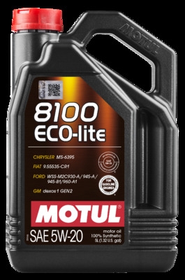 OLEJ MOTUL MOTUL 8100 ECO-LITE 5W20 API SP-RC, ILSAC GF-6A 5L MOTUL  MUT