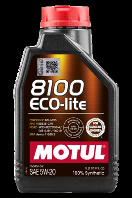 OLEJ MOTUL MOTUL 8100 ECO-LITE 5W20 API SP-RC, ILSAC GF-6A 1L MOTUL  MUT