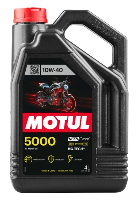 OLEJ MOTUL 5000 4T   10W40 HC-TECH   4L   JASO:MA   MOTOCYKLOWY 4L MOTUL  MUT