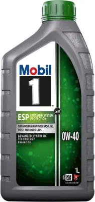 OLEJ MOBIL 1 ESP X4  0W40 1L ACEA C3 API SN PORSCHE C40 MB 229.31/229.51/229.52 DEXOS2 VW 511 00 1L MOBIL  MOB