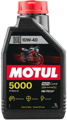 OLEJ MOTUL 5000 4T   10W40 HC-TECH   1L   JASO:MA   MOTOCYKLOWY 1L MOTUL  MUT