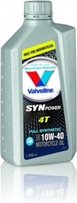 OLEJ VALVOLINE SYNPOWER  4T  10W40   1L   API SG  JASO MA  MOTOCYKLOWY 1L VALVOLINE