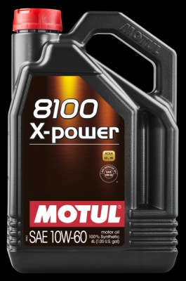 OLEJ MOTUL 8100 X-POWER  10W60    4L   ACEA: A3/B4  API: SN/CF 4L MOTUL  MUT