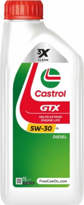 OLEJ CASTROL GTX 5W30 C4 1L ACEA C4MB-APPROVAL 226.51, RENAULT RN 0720 1L CASTROL  CAS D